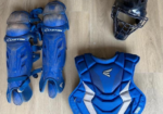 Catcher-set: helm + borstplaat + scheenbeschermers
